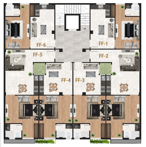 Urban Heights first floor plan